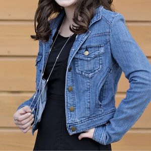 Fire Los Angeles Denim Jacket Size Small